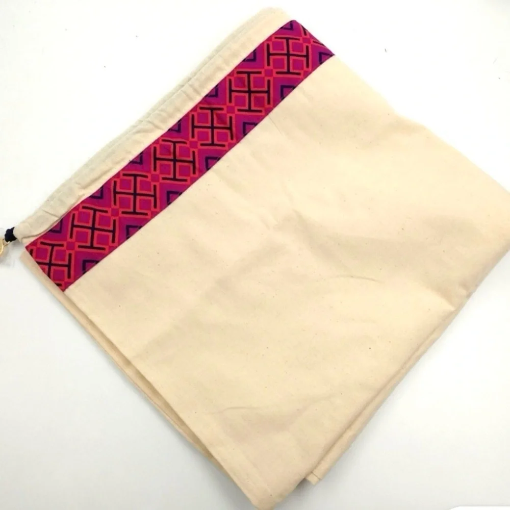 TORY BURCH Dust Bag, cream and pink